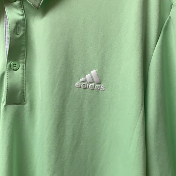 Green Men’s Adidas Size XL Golf Shirt - Picture 2 of 7
